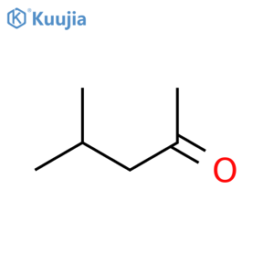 4-Methyl-2-pentanone, Dehydrated structure