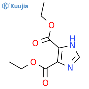 4,5-diethyl 1H-imidazole-4,5-dicarboxylate structure