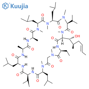 Cyclosporin U (9CI) structure