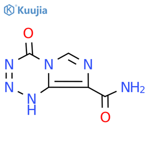 4-oxo-3H,4H-imidazo4,3-d1,2,3,5tetrazine-8-carboxamide structure