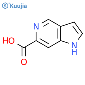 1H-Pyrrolo[3,2-c]pyridine-6-carboxylic acid structure