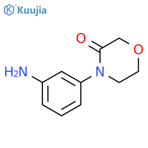 4-(3-Aminophenyl)-3-morpholinone structure