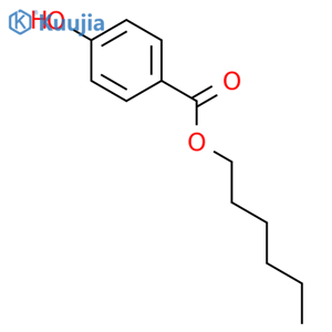 Hexyl 4-hydroxybenzoate structure