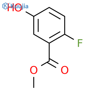 Methyl 2-fluoro-5-hydroxybenzoate structure