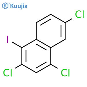 Naphthalene, 2,4,6-trichloro-1-iodo- structure