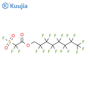 Acetic acid, difluoro(fluorosulfonyl)-,2,2,3,3,4,4,5,5,6,6,7,7,8,8,8-pentadecafluorooctyl ester structure