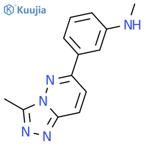 N-Methyl-3-(3-methyl1,2,4triazolo4,3-bpyridazin-6-yl)aniline structure