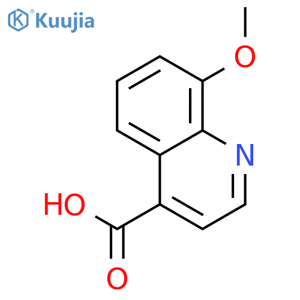 8-methoxyquinoline-4-carboxylic acid structure