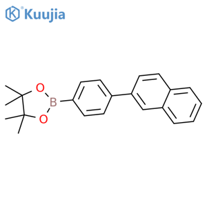 4,4,5,5-Tetramethyl-2-(4-(naphthalen-2-yl)phenyl)-1,3,2-dioxaborolane structure