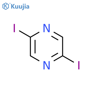 2,5-Diiodopyrazine structure