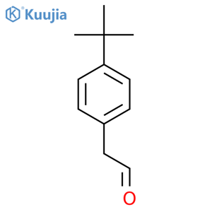 2-(4-tert-butylphenyl)acetaldehyde structure