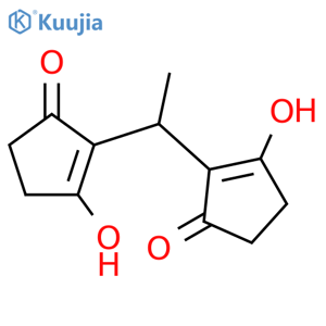 2-Cyclopenten-1-one, 2,2'-ethylidenebis[3-hydroxy- structure