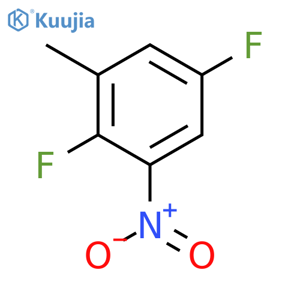 2,5-difluoro-1-methyl-3-nitrobenzene structure