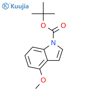 Tert-Butyl 4-methoxy-1H-indole-1-carboxylate structure