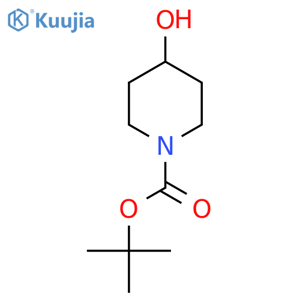 n-Boc-4-hydroxypiperidine structure