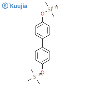 Silane, [[1,1'-biphenyl]-4,4'-diylbis(oxy)]bis[trimethyl- structure