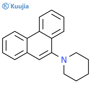 1-(9-Phenanthrenyl)piperidine structure