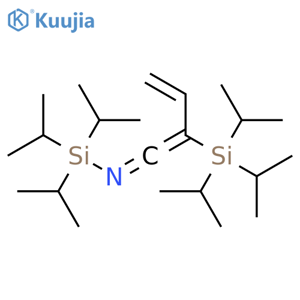 Silanamine, 1,1,1-tris(1-methylethyl)-N-[2-[tris(1-methylethyl)silyl]-1,3-butadien-1-ylidene]- structure