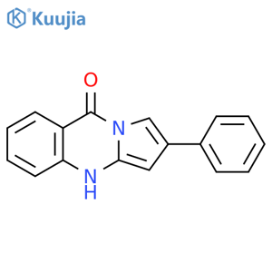 Pyrrolo[2,1-b]quinazolin-9(4H)-one, 2-phenyl- structure