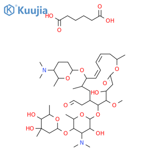 Spiramycin, hexanedioate structure