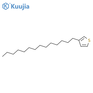 3-Tetradecylthiophene structure