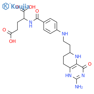 L-Glutamic acid,N-[4-[[2-(2-amino-1,4,5,6,7,8-hexahydro-4-oxopyrido[3,2-d]pyrimidin-6-yl)ethyl]amino]benzoyl]-,(R)- (9CI) structure