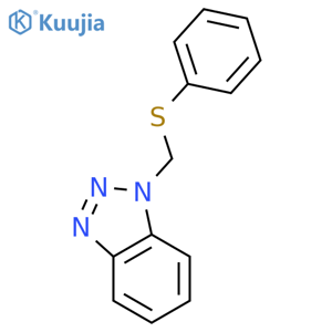 1H-Benzotriazole,1-[(phenylthio)methyl]- structure