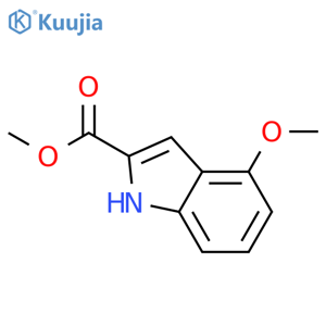 Methyl 4-methoxy-1H-indole-2-carboxylate structure