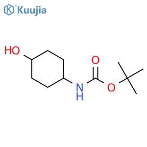 trans-4-(boc-amino)cyclohexanol structure