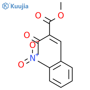 Methyl 2-(2-Nitrophenyl)methylidene-3-oxobutanoate structure