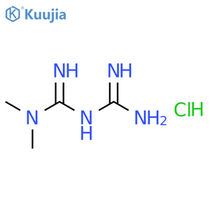Metformin hydrochloride structure