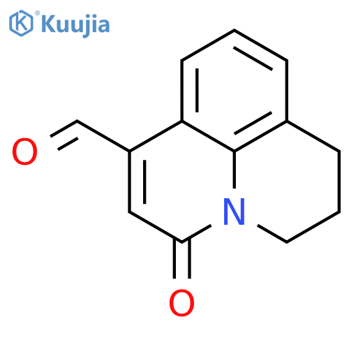 5-Oxo-2,3-dihydro-1H,5H-pyrido3,2,1-ijquinoline-7-carbaldehyde structure