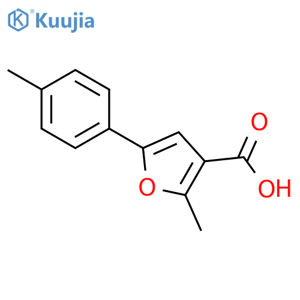 2-Methyl-5-(4-methylphenyl)-3-furoic Acid structure