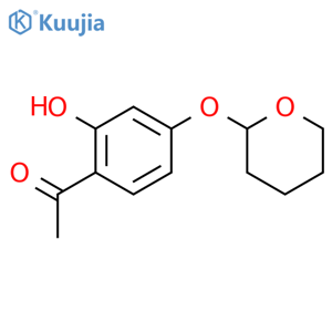 2-Hydroxy-4-(tetrahydropyran-2-yloxy)acetophenone structure