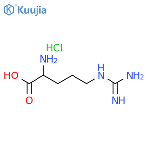 L-Arginine hydrochloride structure