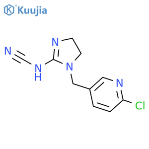 Cyanamide,N-[1-[(6-chloro-3-pyridinyl)methyl]-4,5-dihydro-1H-imidazol-2-yl]- structure