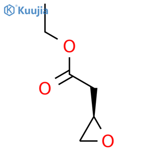 ethyl 2-(2S)-oxiran-2-ylacetate structure