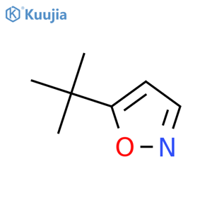 Isoxazole, 5-(1,1-dimethylethyl)- structure