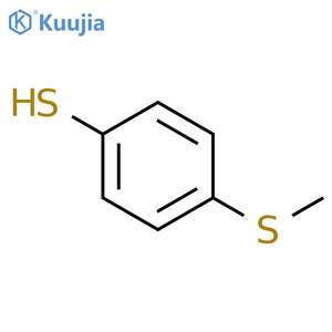 4-(Methylthio)thiophenol structure