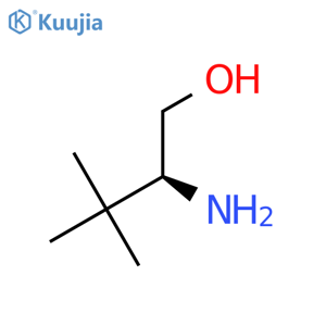 (2S)-2-amino-3,3-dimethylbutan-1-ol structure