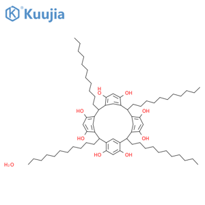 C-UNDECYLCALIX[4]RESORCINARENE MONOHYDRATE structure