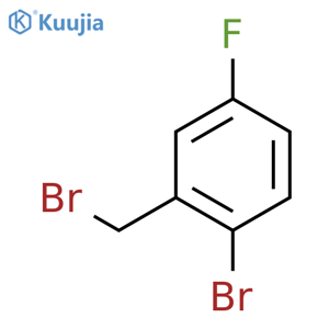 2-Bromo-5-fluorobenzyl bromide structure