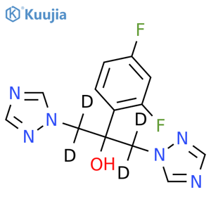 Fluconazole-d4 structure