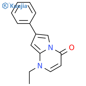 Pyrrolo[1,2-a]pyrimidin-4(1H)-one,1-ethyl-7-phenyl- structure