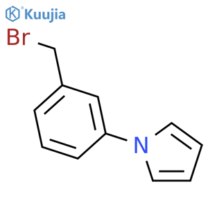 1-3-(Bromomethyl)phenyl-1H-pyrrole structure