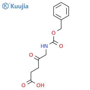 5-{(benzyloxy)carbonylamino}-4-oxopentanoic acid structure