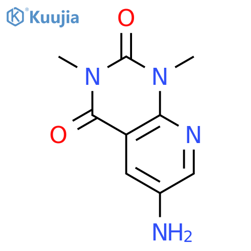 6-amino-1,3-dimethyl-1H,2H,3H,4H-pyrido[2,3-d]pyrimidine-2,4-dione structure