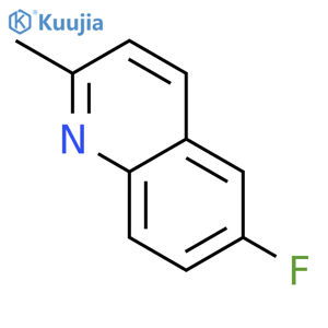 6-Fluoro-2-methylquinoline structure