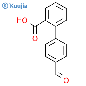 4'-Formyl-1,1'-biphenyl-2-carboxylic Acid structure