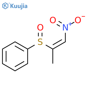 Benzene, [(1-methyl-2-nitroethenyl)sulfinyl]-, (Z)- (9CI) structure